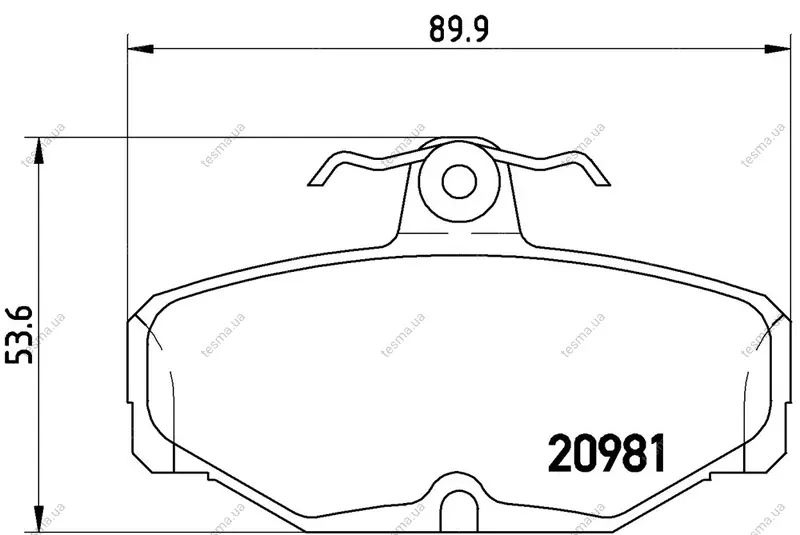Колодка BREMBO P24018 (фото 1)