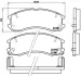 Колодка BREMBO P24024 (фото 1)