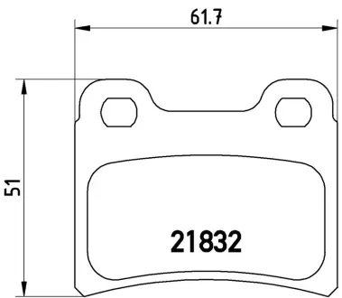 Колодка BREMBO P24030