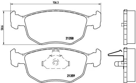 Колодка BREMBO P24069