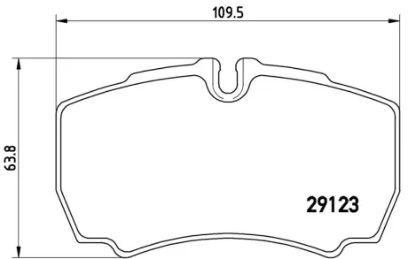 Гальмівні колодки дискові BREMBO P24084