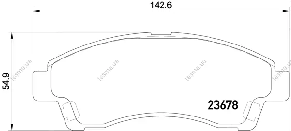 Колодка BREMBO P24149 (фото 1)