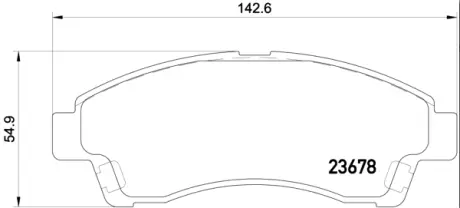 Колодка BREMBO P24149