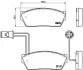Колодка BREMBO P28009 (фото 2)