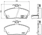 Колодка BREMBO P28019 (фото 2)