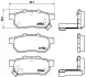 Гальмівні колодки дискові BREMBO P28025 (фото 2)