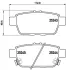 Колодка BREMBO P28067 (фото 2)