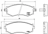 Колодка BREMBO P30002 (фото 1)