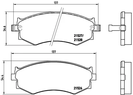 Колодка BREMBO P30002