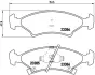 Колодка BREMBO P30009 (фото 1)