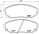 Гальмівні колодки дискові BREMBO P30019 (фото 2)