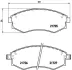 Гальмівні колодки дискові BREMBO P30022 (фото 1)