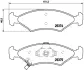 Колодка BREMBO P30062 (фото 1)
