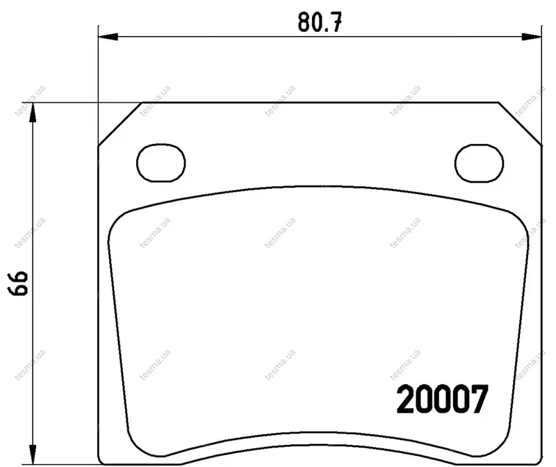 Колодка BREMBO P36002 (фото 1)