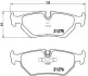 Колодка BREMBO P36008 (фото 2)