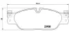 Колодка BREMBO P36021 (фото 2)