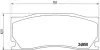 Колодка BREMBO P36023 (фото 1)