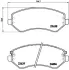 Колодка BREMBO P37007 (фото 2)