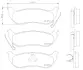 Гальмівні колодки дискові BREMBO P37009 (фото 2)