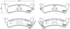 Колодка BREMBO P37012 (фото 2)