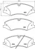 Колодки гальмівні дискові BREMBO P44022 (фото 1)