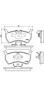 Колодка BREMBO P49004