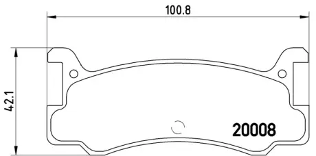 Колодка BREMBO P49005