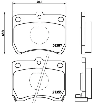 Колодка BREMBO P49013