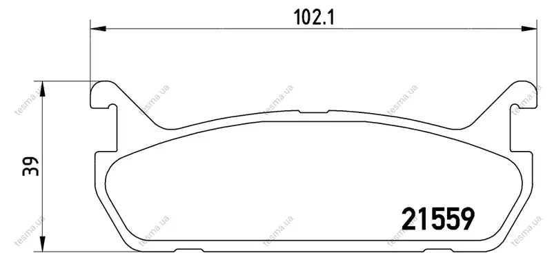 Колодка BREMBO P49015 (фото 1)