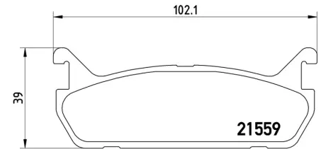Колодка BREMBO P49015