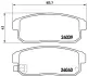 Колодка BREMBO P49035 (фото 1)