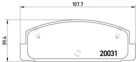 Колодка BREMBO P49037