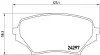 Колодка BREMBO P49043 (фото 2)