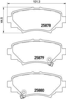 Гальмівні колодки дискові BREMBO P49049