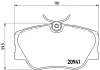 Комплект гальмівних колодок з 4 шт. дисків BREMBO P50008 (фото 2)