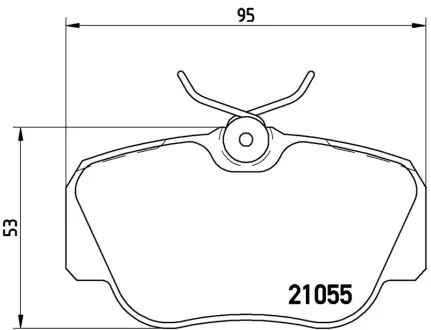 Колодка BREMBO P50011