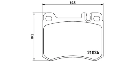 Колодка BREMBO P50014