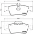 Гальмівні колодки дискові BREMBO P50052 (фото 2)