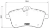 Колодки гальмівні дискові BREMBO P50057 (фото 1)