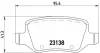 Гальмівні колодки дискові BREMBO P50058 (фото 1)