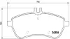 Колодка BREMBO P50071 (фото 1)