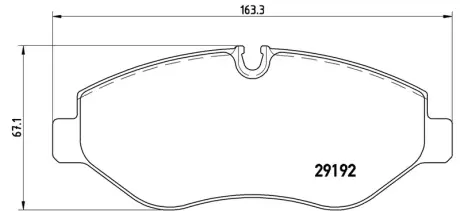 Гальмівні колодки дискові BREMBO P50085