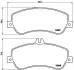 Гальмівні колодки дискові BREMBO P50086 (фото 1)