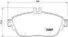Колодка Xtra BREMBO P50093X (фото 2)