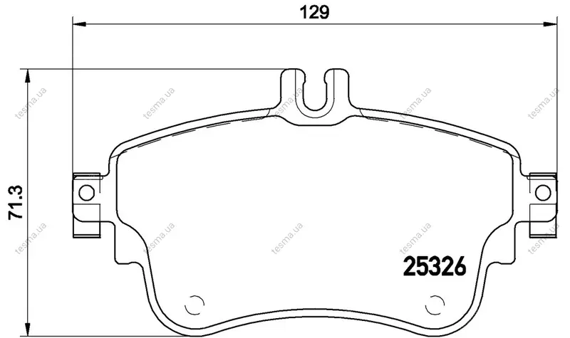 Колодка Xtra BREMBO P50094X (фото 1)