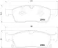 Гальмівні колодки дискові BREMBO P50108 (фото 1)
