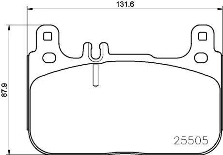 Гальмівні колодки дискові BREMBO P50128