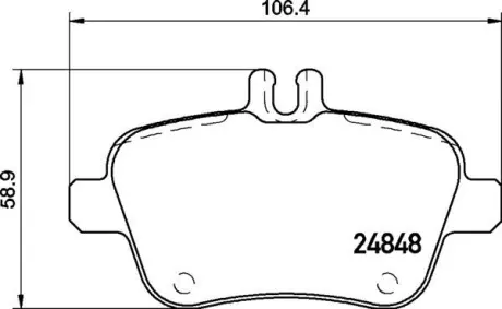Гальмівні колодки дискові BREMBO P50140