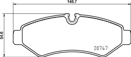 Тормозные колодки BREMBO P50155G