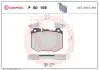 Гальмівні колодки дискові BREMBO P50 159 (фото 1)